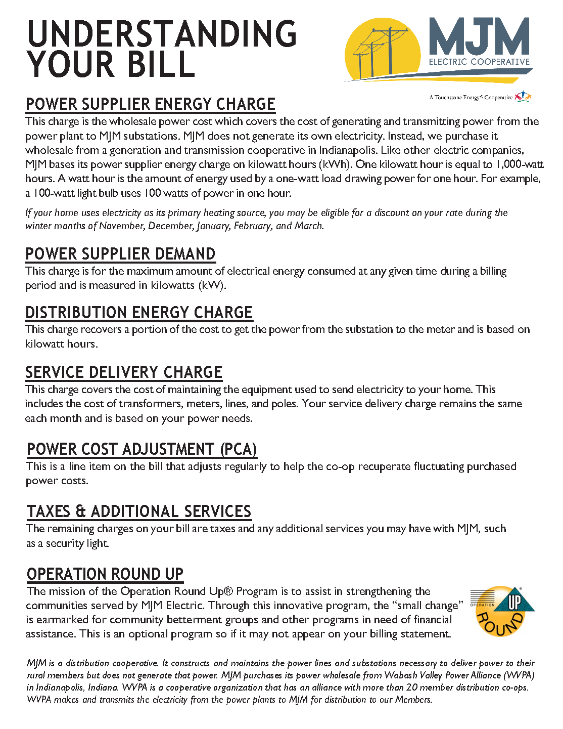 Understanding Your Bill 2023