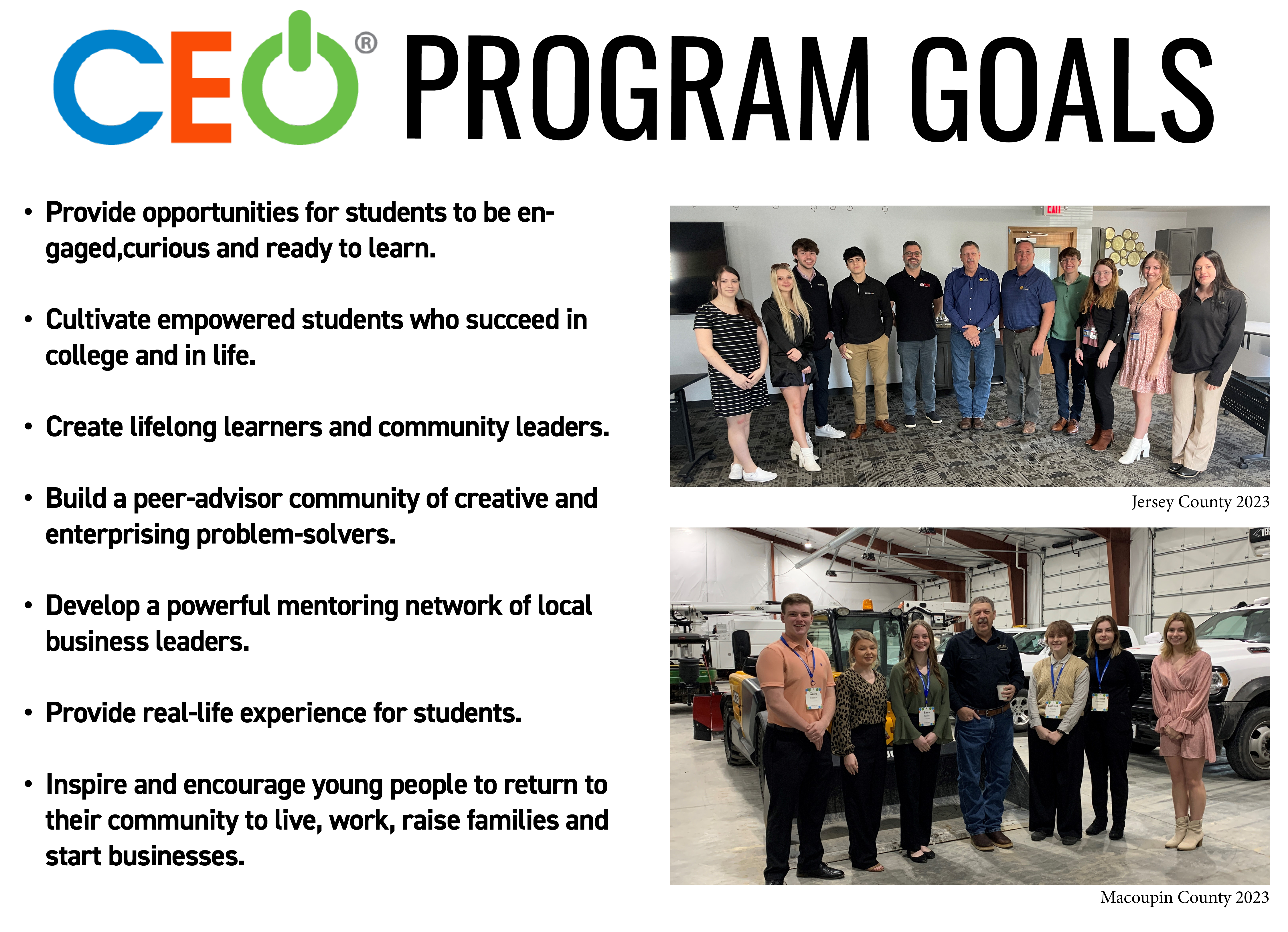 CEO Program Goals 2023